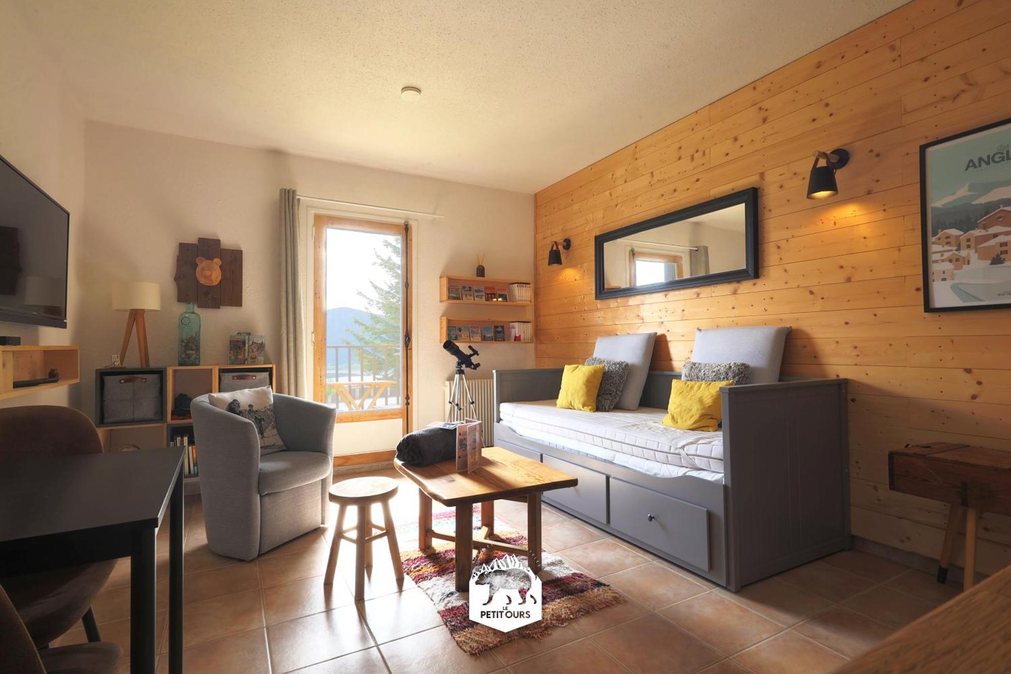 Le Petit Ours & Le Petit Cerf - Studios Vue Lac & Montagnes Les Angles  Bagian luar foto