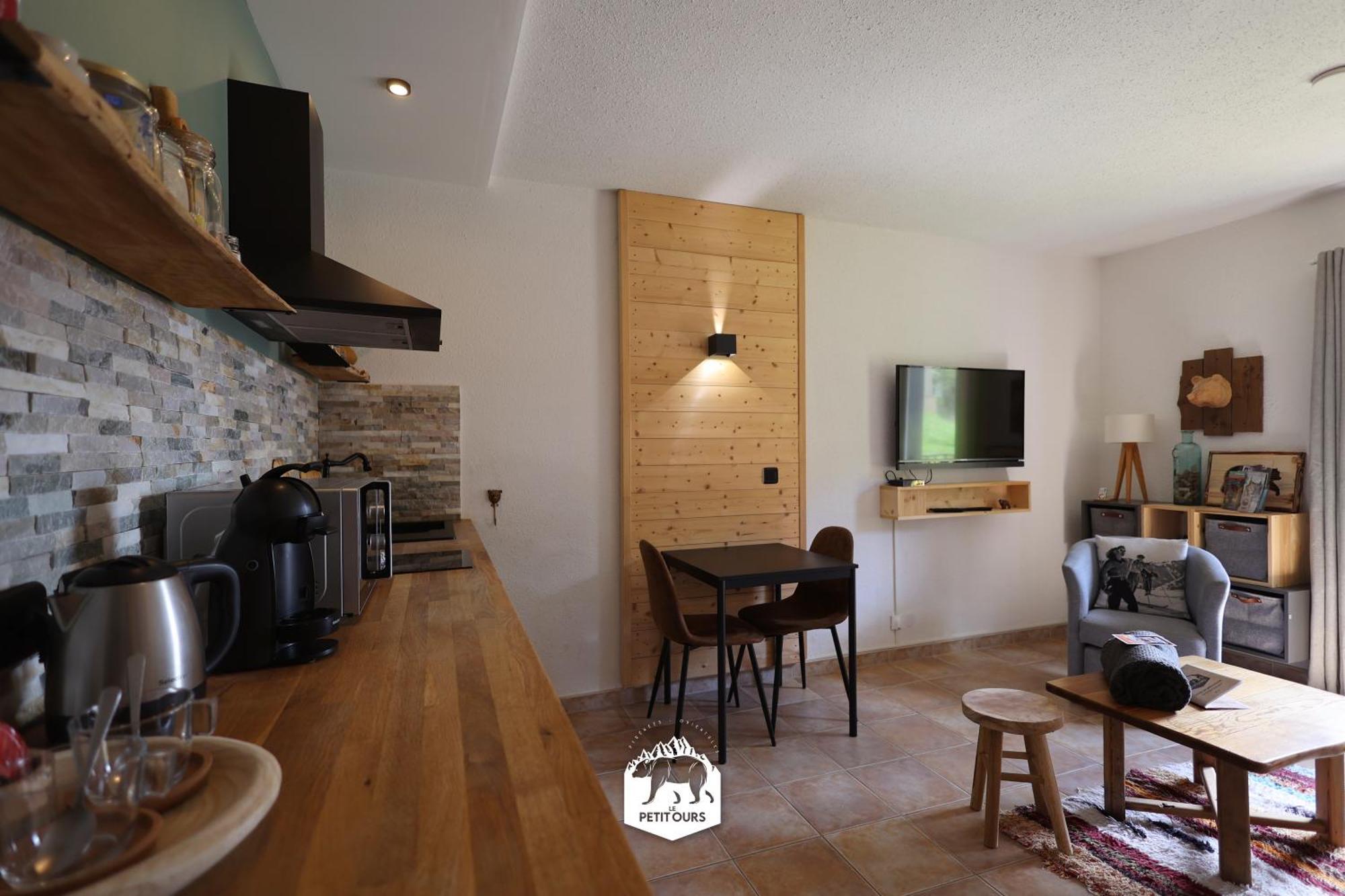 Le Petit Ours & Le Petit Cerf - Studios Vue Lac & Montagnes Les Angles  Bagian luar foto